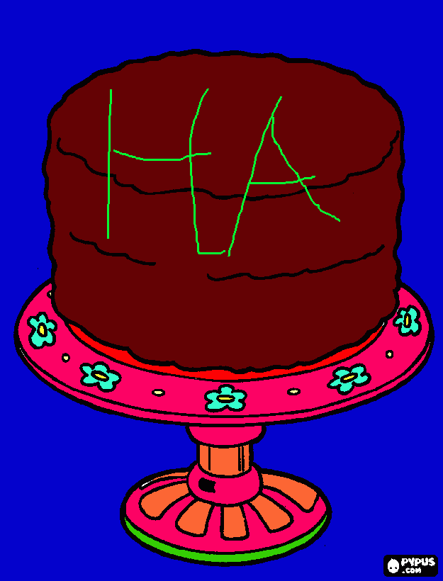 gratis malvorlagen torte  hanni