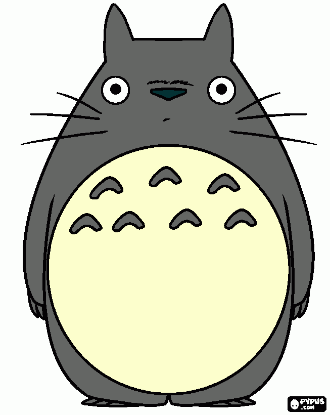 gratis malvorlagen Totoro