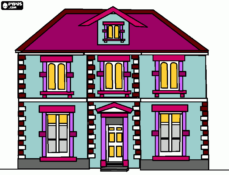 gratis malvorlagen Villa Maxima