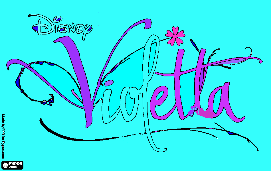gratis malvorlagen Violetta Maanusha