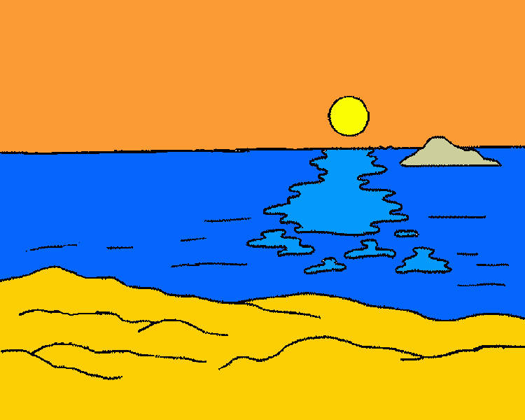 gratis malvorlagen wasserlandschaft