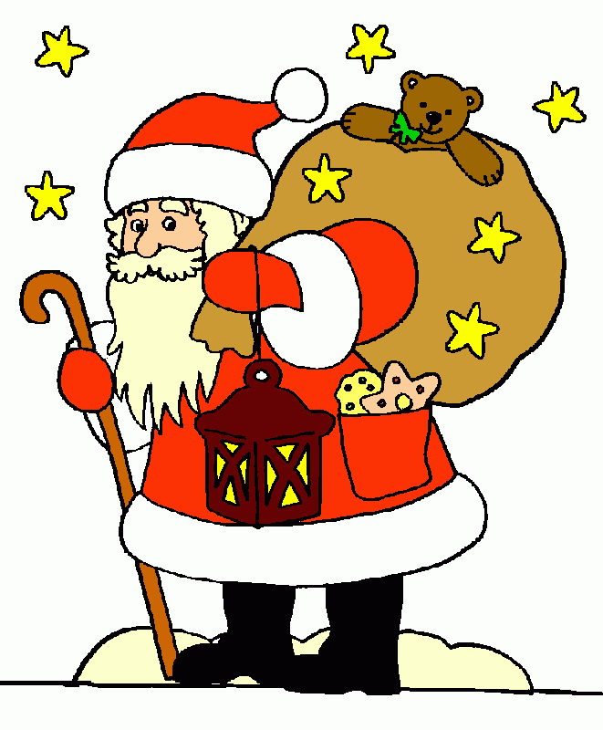 gratis malvorlagen weihnachtsmann