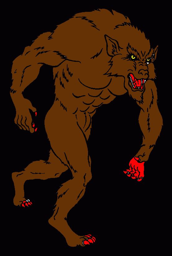 gratis malvorlagen Werwolf