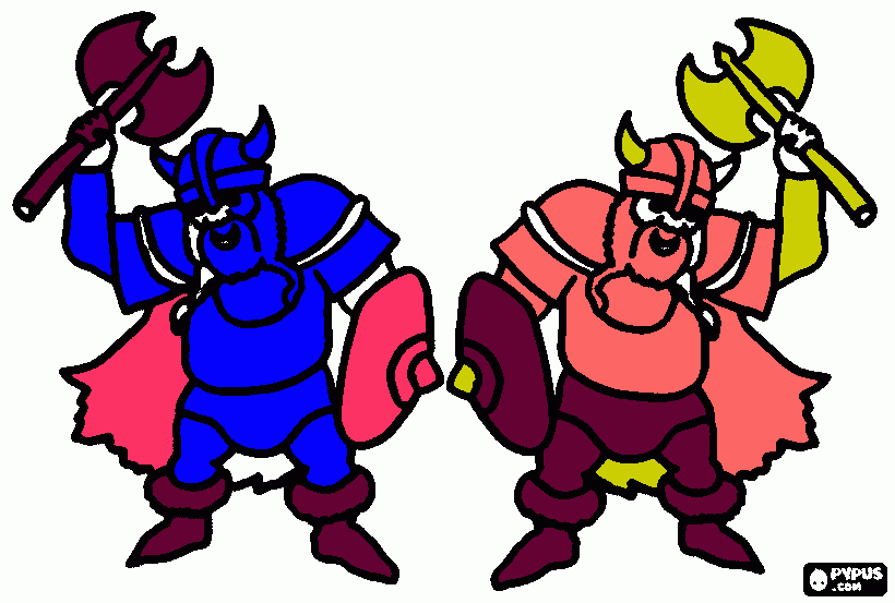 gratis malvorlagen wikinger