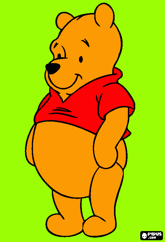 gratis malvorlagen Winnie Puh