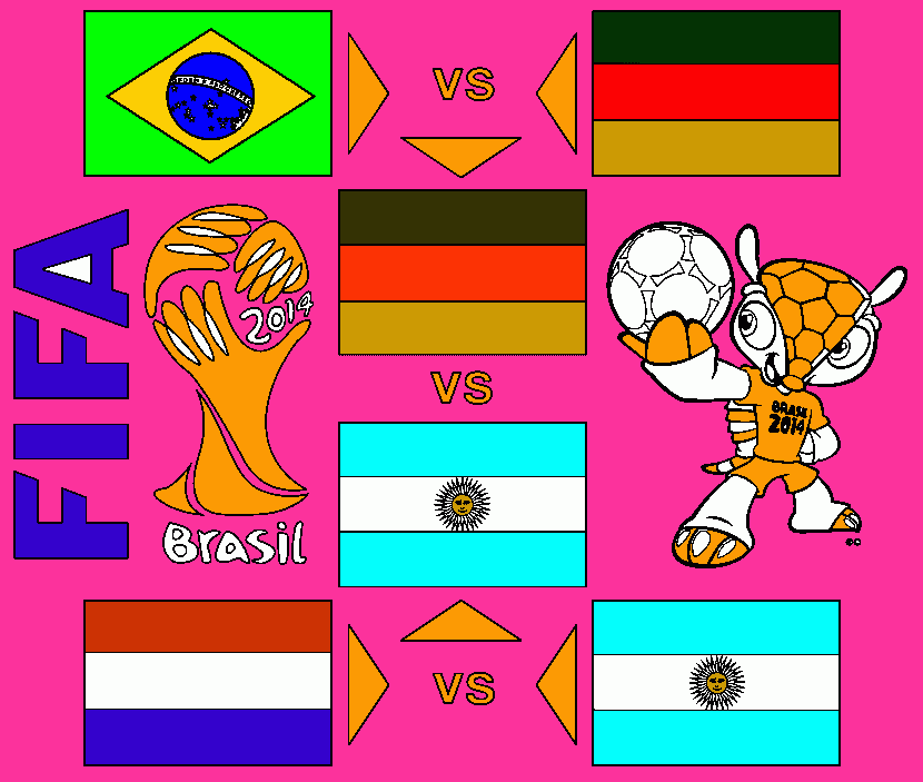 gratis malvorlagen WM 2014
