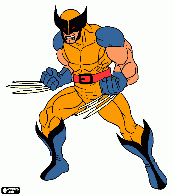 gratis malvorlagen wolverine