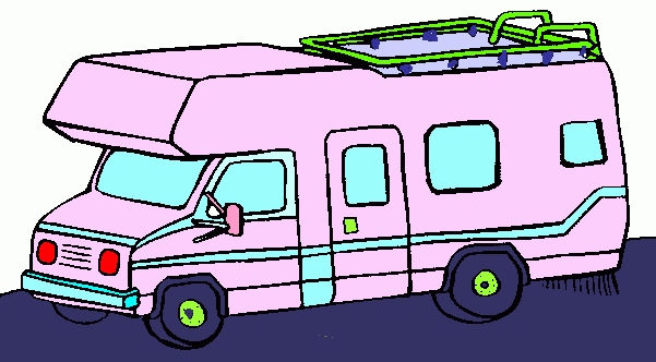 gratis malvorlagen Zeichnung wohnmobil