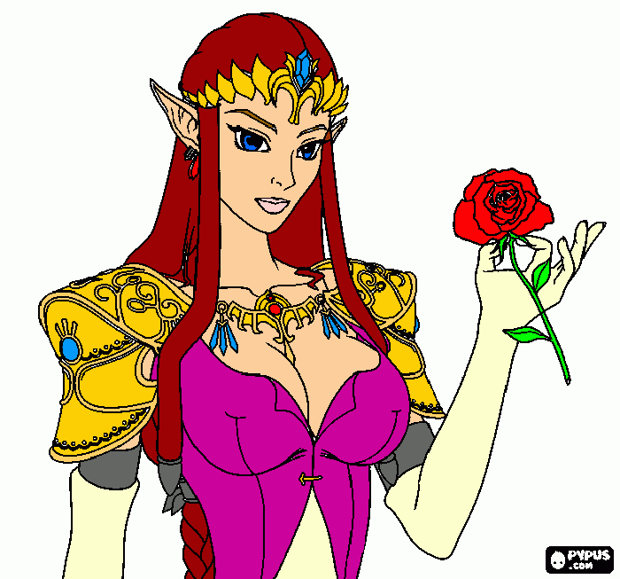 gratis malvorlagen Zelda Twilight Princess
