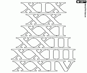malvorlagen Von 19 bis 24 nach der Römer ausmalbilder