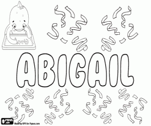 malvorlagen Abigail, biblischer name ausmalbilder