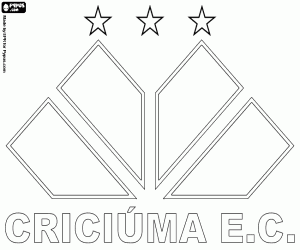 malvorlagen Abzeichen der Criciúma EC ausmalbilder
