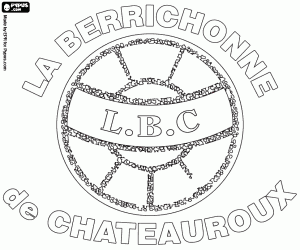 malvorlagen Abzeichen der LB Châteauroux ausmalbilder