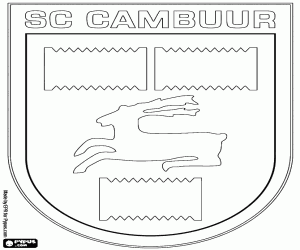 malvorlagen Abzeichen des SC Cambuur ausmalbilder