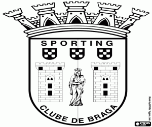 malvorlagen Abzeichen der Sporting de Braga ausmalbilder