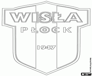 malvorlagen Abzeichen der Wisla Plock ausmalbilder