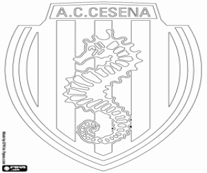 malvorlagen AC Cesena-Schild ausmalbilder
