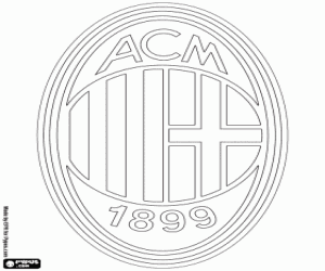 malvorlagen AC Milan logo ausmalbilder