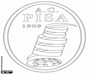 malvorlagen AC Pisa-emblem ausmalbilder