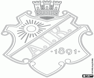 malvorlagen AIK Solna-emblem ausmalbilder