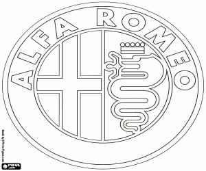 malvorlagen Alfa Romeo logo ausmalbilder