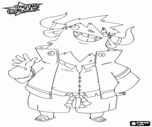 malvorlagen Alien Schüler von Team Galaxy ausmalbilder