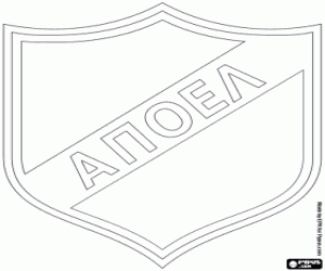 malvorlagen APOEL Nikosia-emblem ausmalbilder