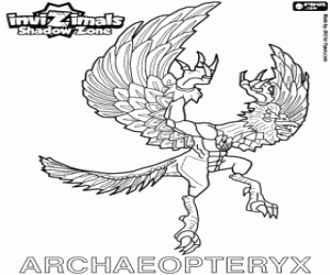 malvorlagen Archaeopteryx,Invizimals Schattenzone ausmalbilder