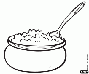 malvorlagen Eine Art von Frischkäse ausmalbilder