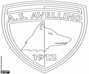 malvorlagen AS Avellino 1912 Abzeichen ausmalbilder
