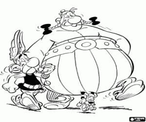 malvorlagen Asterix, Obelix und Idefix ausmalbilder