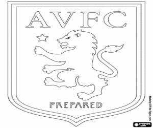 malvorlagen Aston Villa-emblem ausmalbilder