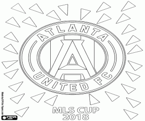 malvorlagen Atlanta United, Meister MSL Cup 2018 ausmalbilder