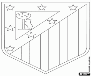 malvorlagen Atlético de Madrid-Schild ausmalbilder