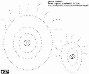 malvorlagen Die Augen auf die gepunktete Linie ausmalbilder