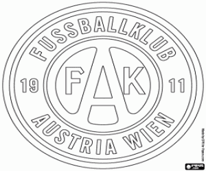 malvorlagen Austria Wien-Abzeichen ausmalbilder