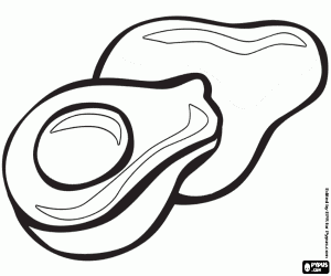 malvorlagen Avocados, eine nahrhafte Frucht ausmalbilder