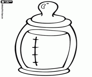 malvorlagen Eine Babyflasche zu füttern ausmalbilder