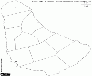 malvorlagen Barbados Karte ausmalbilder