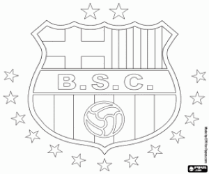 malvorlagen Barcelona Sporting Club Abzeichen ausmalbilder