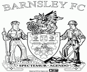 malvorlagen Barnsley FC-Abzeichen ausmalbilder