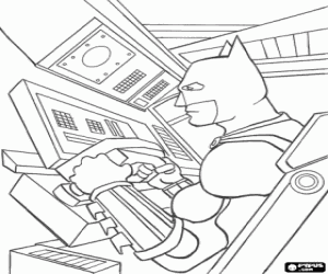 malvorlagen Batman in das Batmobile ausmalbilder