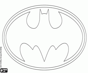 malvorlagen Die Batman-logo ausmalbilder