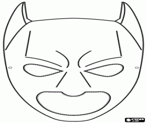malvorlagen Batman-Maske ausmalbilder