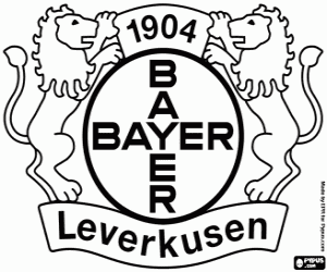 malvorlagen Bayer Leverkusen-Abzeichen ausmalbilder