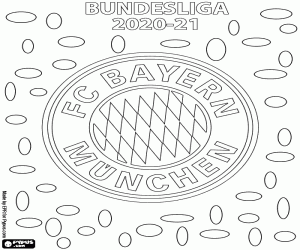 malvorlagen Bayern, Meister 2020-2021 ausmalbilder