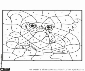 malvorlagen Belt, Färbung durch Zahlen ausmalbilder