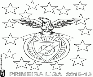 malvorlagen Benfica Lissabon, Meister 2015-2016 ausmalbilder