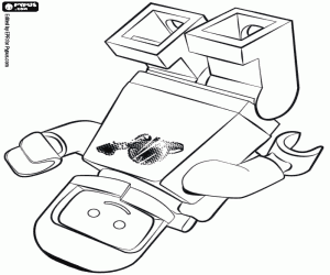 malvorlagen Benny Astronaut in Schwerelosigkeit ausmalbilder