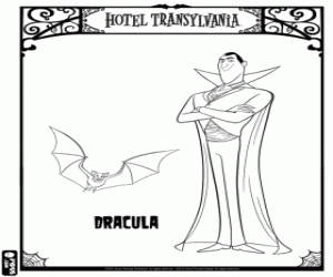 malvorlagen Der Besitzer des Hotels ist Dracula ausmalbilder